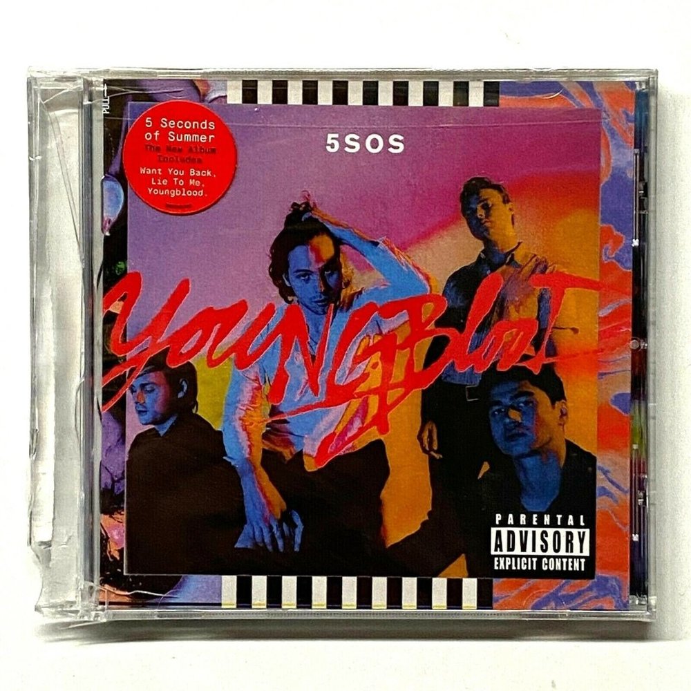 Youngblood by 5 Seconds of Summer (CD, 2018) Sealed - Damaged Case